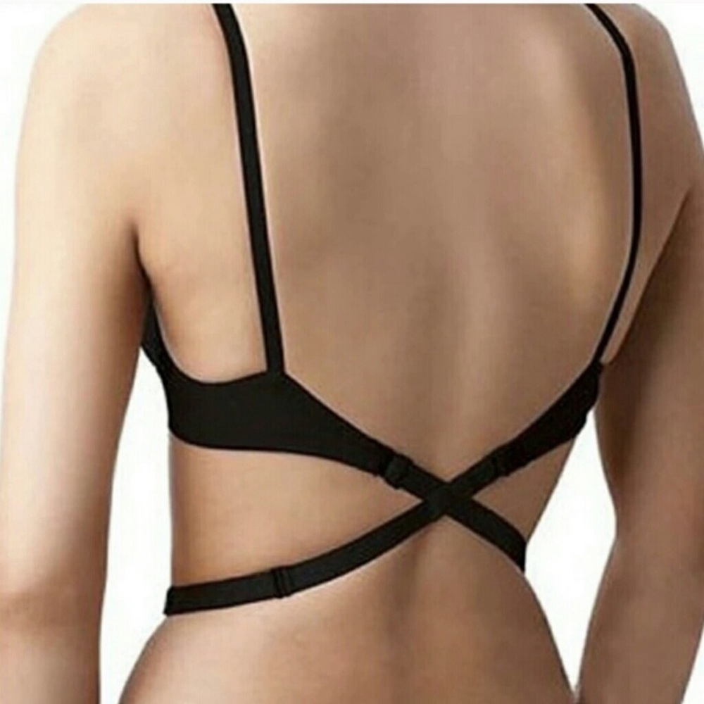 Low Back Bra Extender Elastic For Open Back Dress - Picture 2 of 8